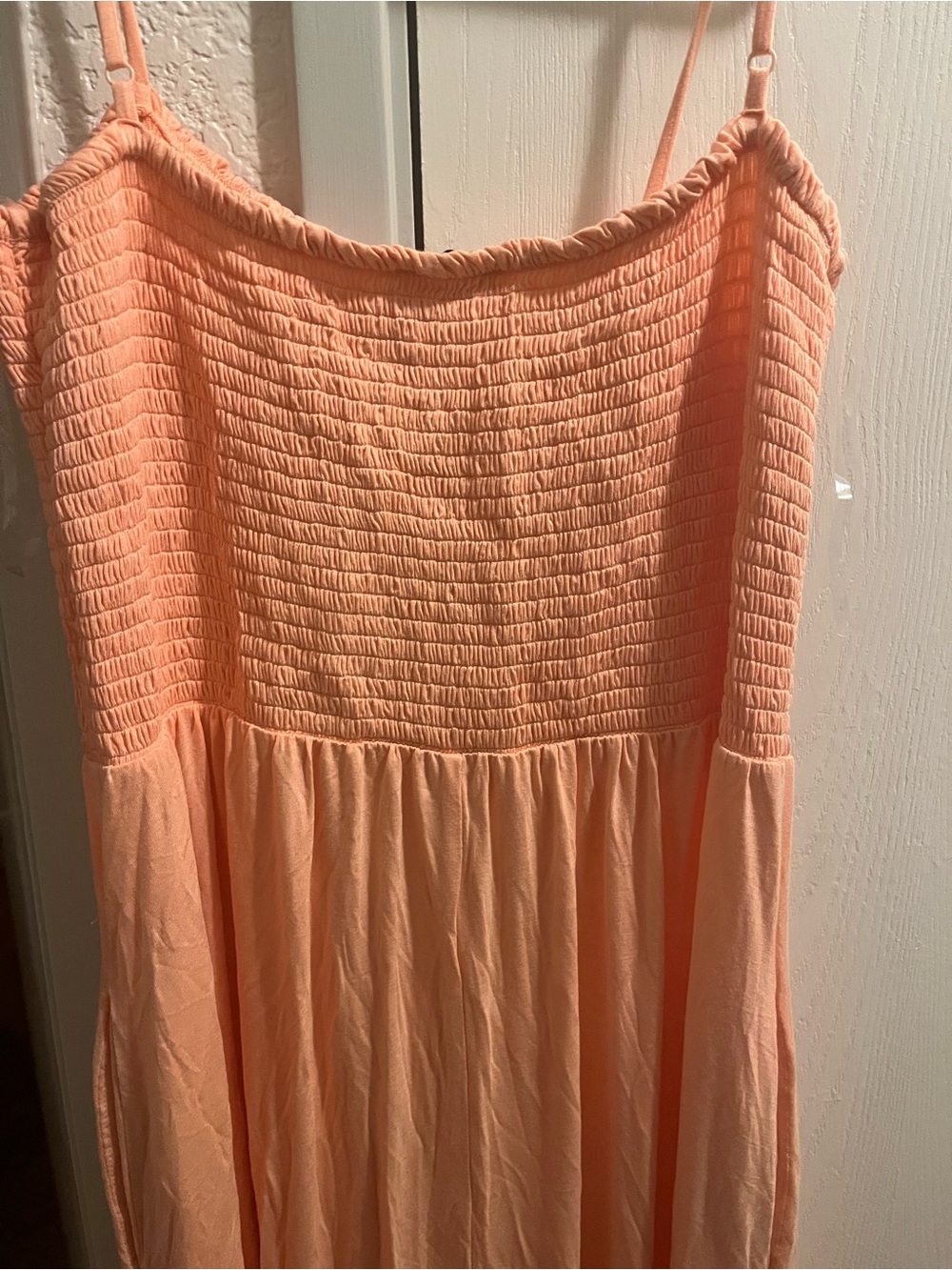 Fashion Nova Peach Sundress — Women’s Casual Spaghetti Strap Dress